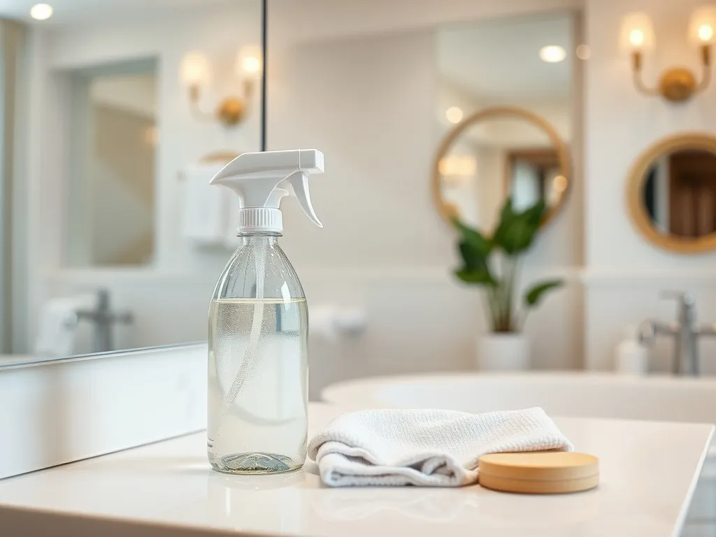 Jak umyć lustro w łazience? Sprawdzone metody i porady