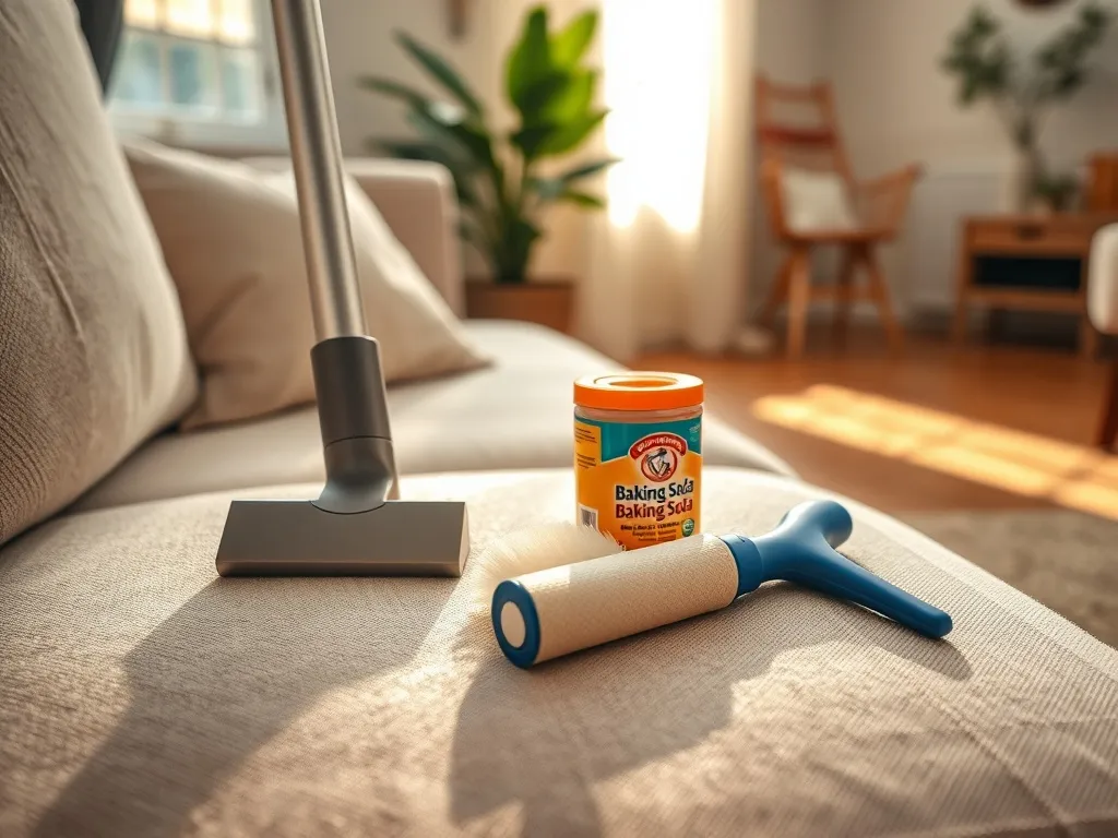 Jak wyczyścić tkaninę na sofie w domu bez wody?